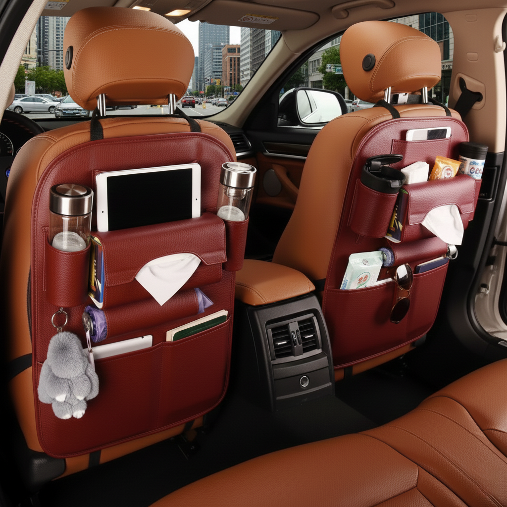 PrimeBack Luxe Car Seat Organizer