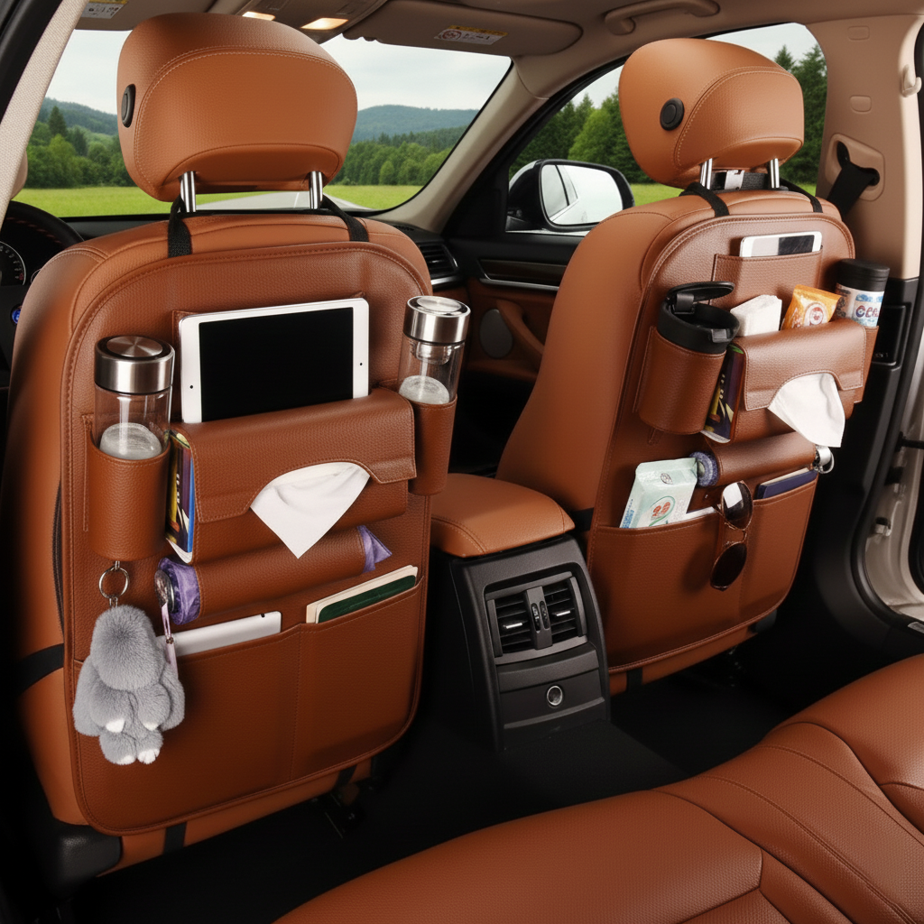 PrimeBack Luxe Car Seat Organizer