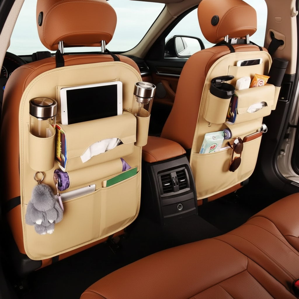 PrimeBack Luxe Car Seat Organizer
