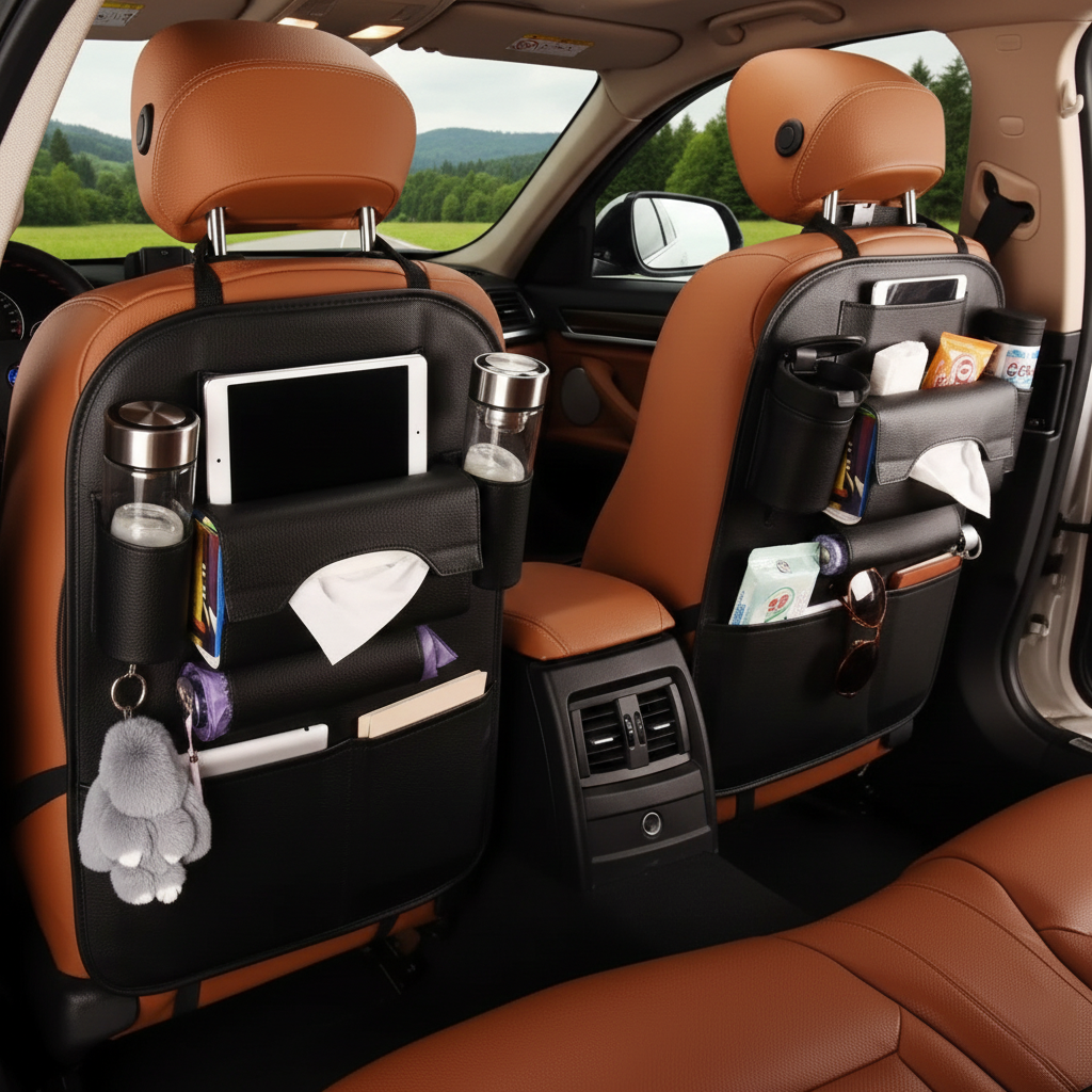 PrimeBack Luxe Car Seat Organizer