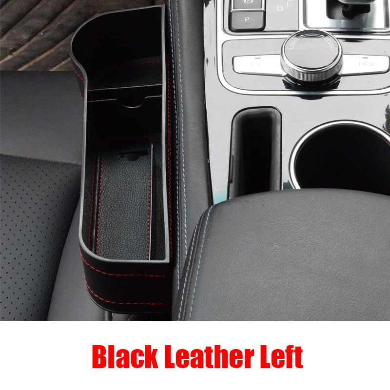LuxGrip Leather Car Seat Gap Organizer