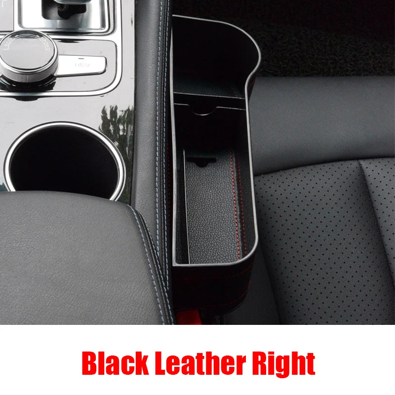 LuxGrip Leather Car Seat Gap Organizer