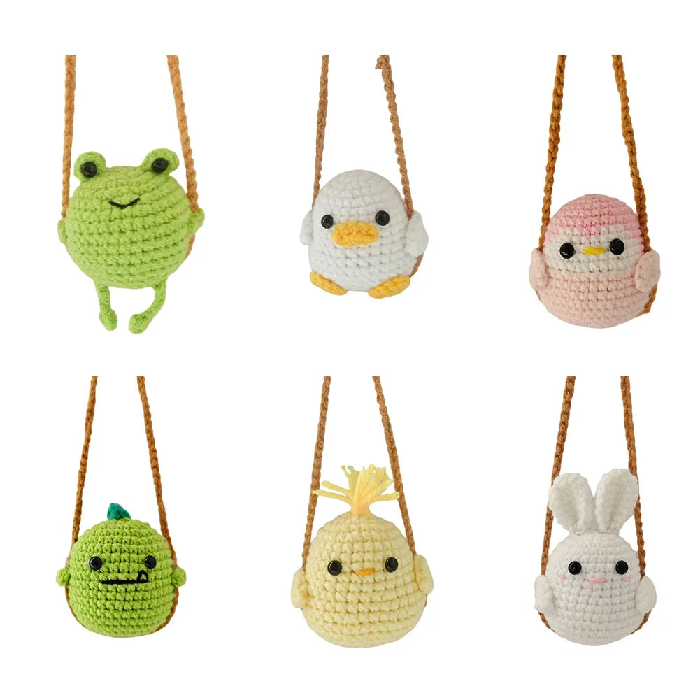 Handmade Crochet Car Mirror Charms